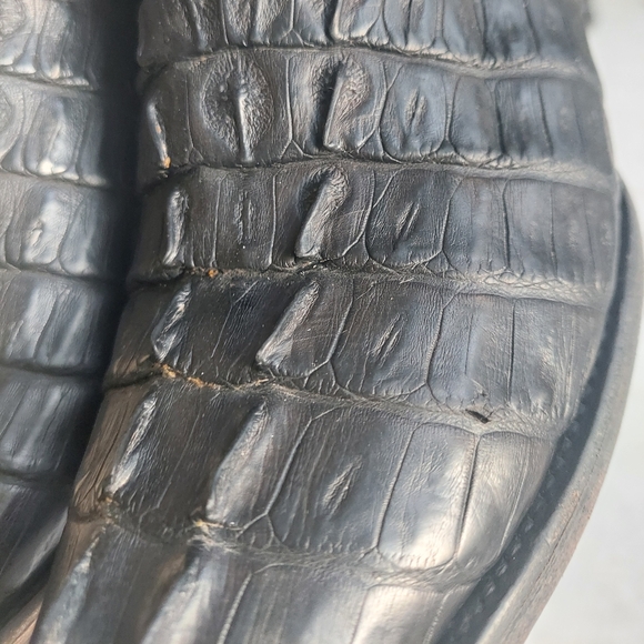 Pecos Bill,caiman tail cut boots - Picture 4 of 13